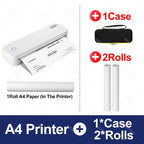 Portable A4 Thermal Printer – Bluetooth Photo and Document Maker for Office