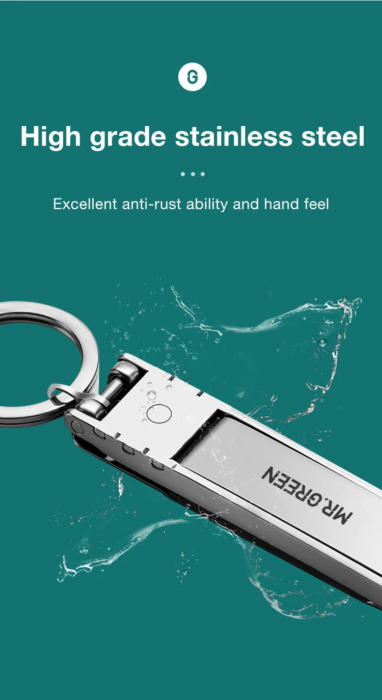 Stainless Steel Nail Clippers – Ultra-Thin Collapsible for Travel Manicure