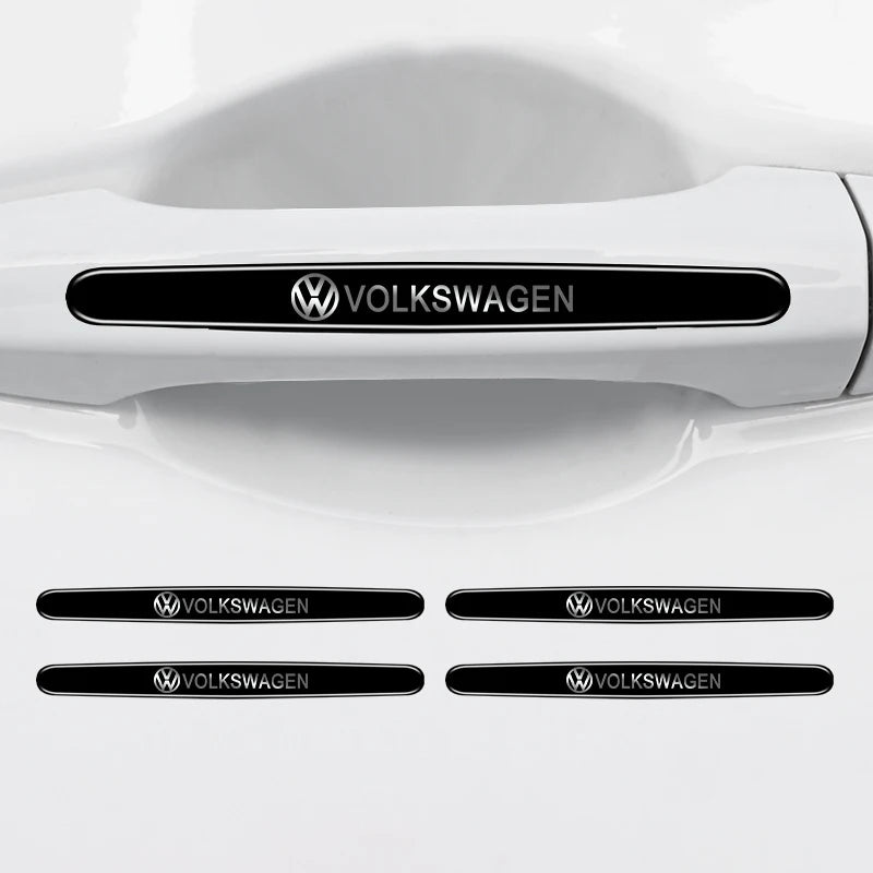 TPU Car Door Handle Protectors – Anti-Scratch Trim for Volkswagen Vehicles