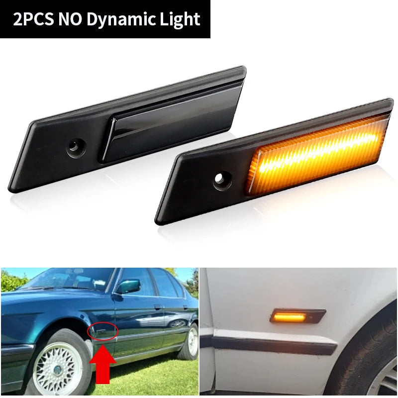 Sequential LED Side Marker Lights – Dynamic Turn Signal for BMW 3 5 7 Series