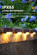 Waterproof Solar LED Deck Lights – Outdoor Step Lamps for Garden Patio Decor