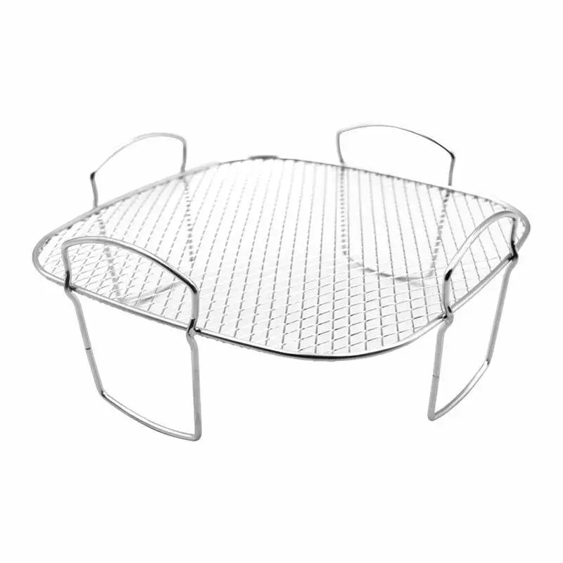 Multifunctional Roasting Rack – Stainless Steel for Air Fryer Cooking
