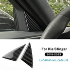 Carbon Fiber Door Triangle Trim – Interior Accessories for Kia Stinger