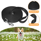 Durable Nylon Dog Leash – Long Training Lead for Small and Large Dogs
