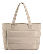 Large Capacity Tote Bag – Solid Color Commuter Handbag for Work and School