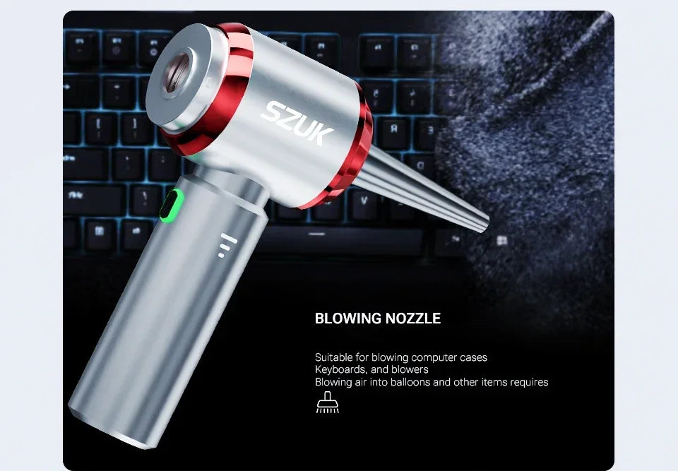 Portable Cordless Handheld Vacuum – High-Power Suction for Car and Home