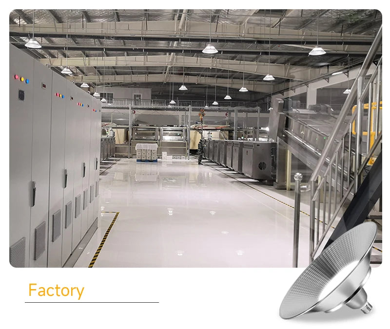 Waterproof LED Garage Bay Light – Aluminum High Brightness for Warehouse
