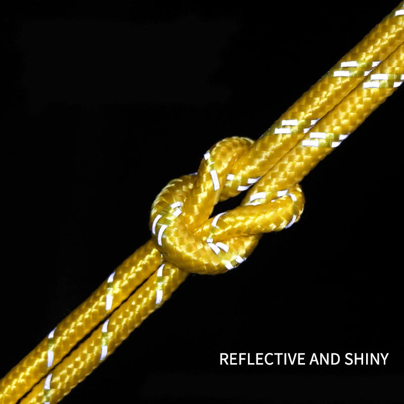 Reflective Paracord – 5mm 5m Windproof Rope for Outdoor Camping and Survival