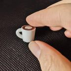 Miniature Resin Coffee Cups – Kawaii DIY Craft Decor for Phone Case Art