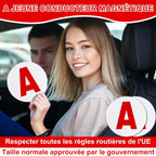 Magnetic Student Driver Sign – 15cm Reflective Decal for New Car Drivers