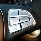 Steering Wheel Button Trim – Decorative Stickers for Mercedes Benz Interior