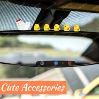 Mini Chicken Car Ornament – Cute Dashboard Charm for Auto Interior Decor