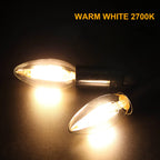 Dimmable Candelabra LED Bulbs – Warm White Lighting for Chandeliers