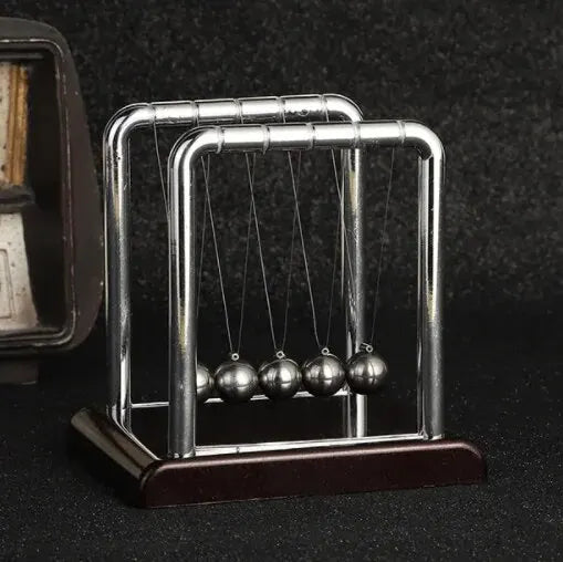 Newton's Cradle Steel Balance Balls – Physics Science Toy for Stress Relief