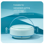 Portable Folding Washing Machine – Ultrasonic Mini Washer for Travel and Home