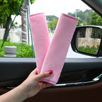Adjustable Car Seat Belt Covers – Soft Shoulder Strap Pads for Driving Comfort