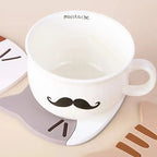 Silicone Cat Cup Coaster – Anti-Slip Heat Resistant Mat for Dining Table