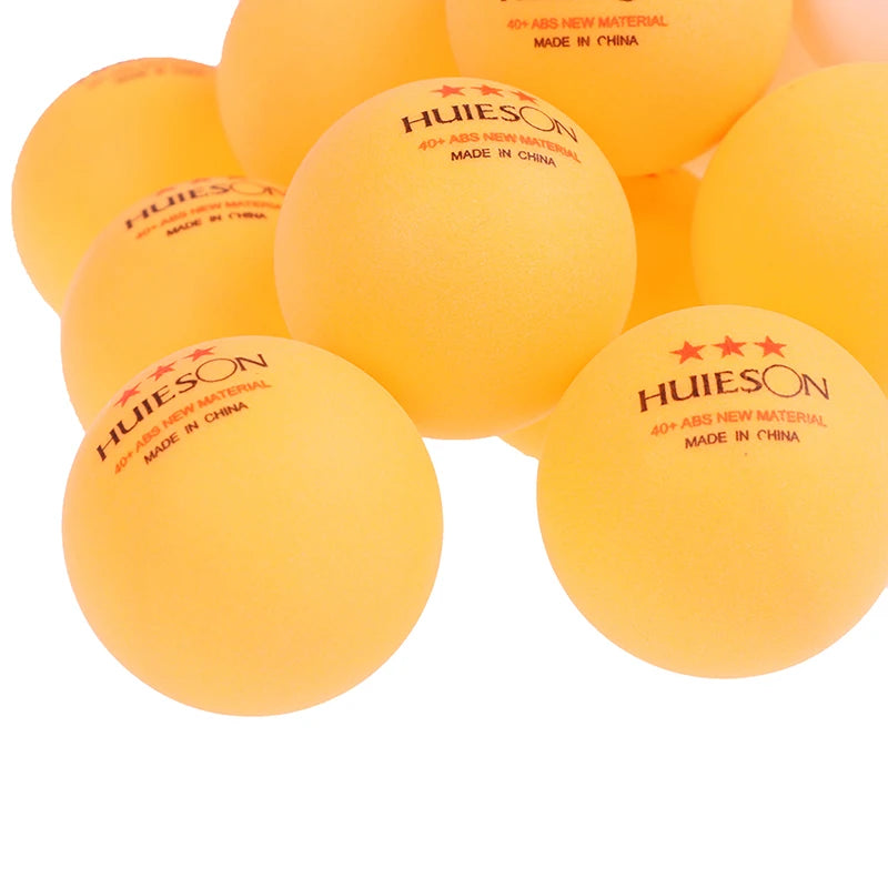 3-Star Table Tennis Balls – 40mm ABS Plastic for Professional Training