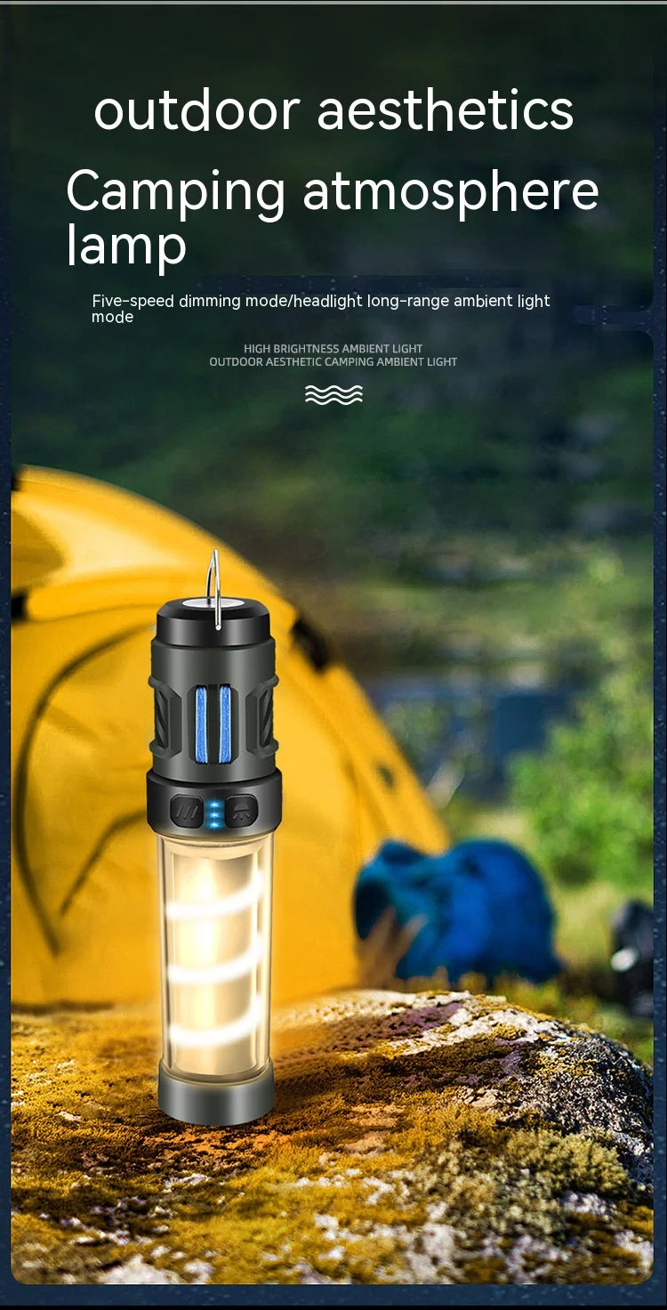Rechargeable LED Camping Lantern – Mosquito Repellent Light for Outdoor Travel