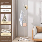 Marble Floor Standing Clothes Rack – Minimalist Bedroom Coat Storage