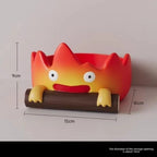 Calcifer Resin Key Holder – Cute Flame Statue for Entryway Home Decor