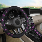 Butterfly Steering Wheel Cover Set – Car Interior Decor for Women