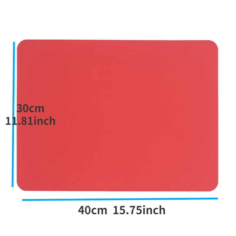 Silicone Rectangular Place Mats – Heat Resistant Non-Slip Table Mats for Dining