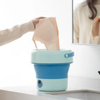 Portable Folding Washing Machine – Ultrasonic Mini Washer for Travel and Home
