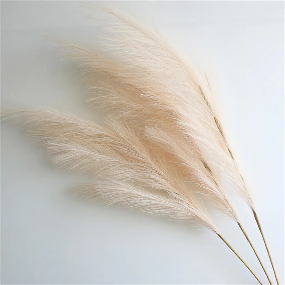 Artificial Pampas Grass – 39 Inch Faux Reed Stems for Boho Home Wedding Decor