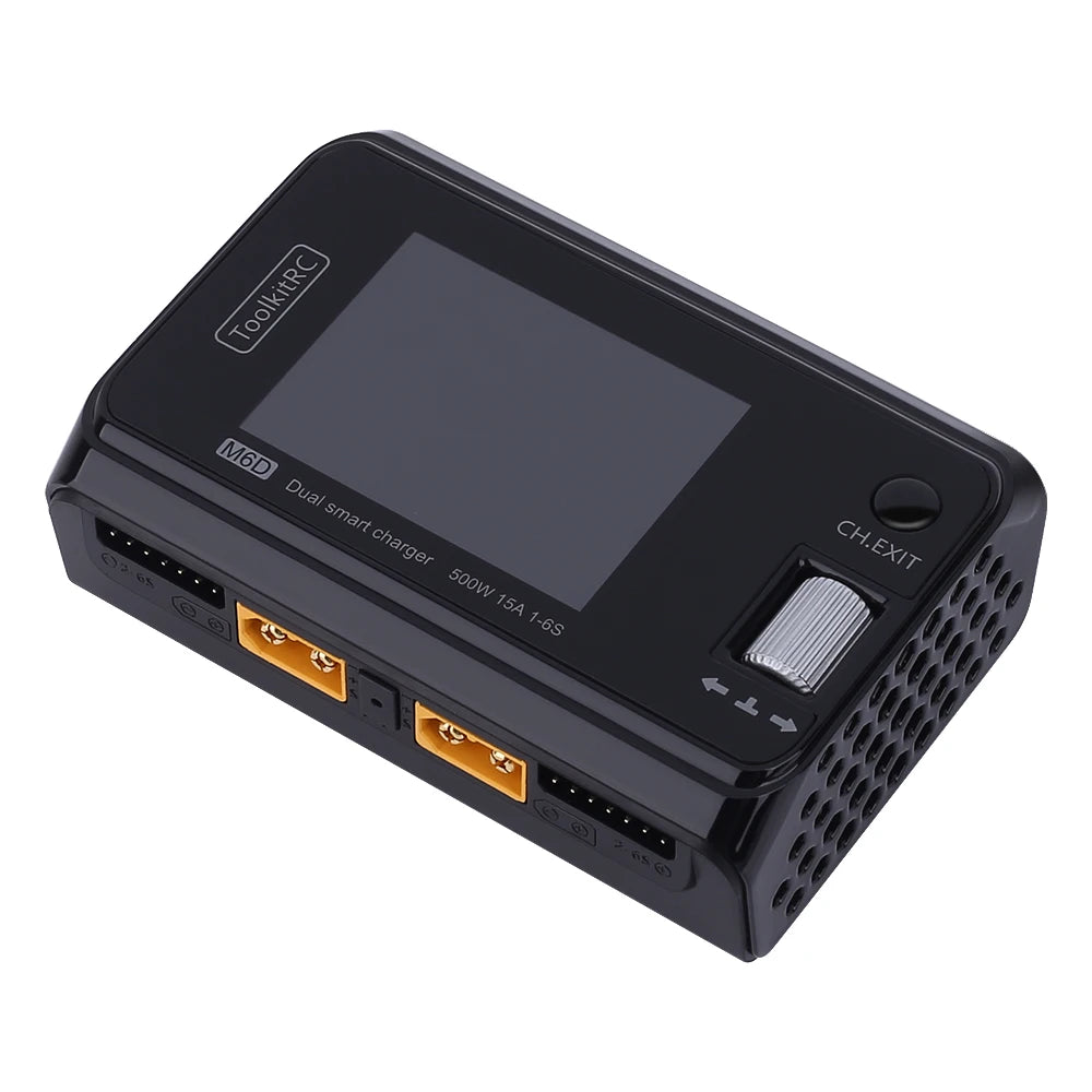 Dual Channel Smart Charger – 500W 15A for FPV Drone Lipo Batteries