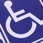 Disabled Mobility Parking Decal – PVC Universal Sticker for Accessible Vehicles