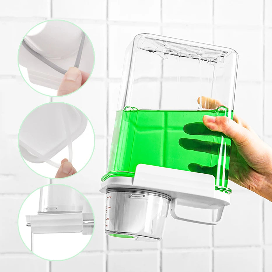 Refillable Laundry Dispenser – Multi-Size Storage Tank for Detergent Powder