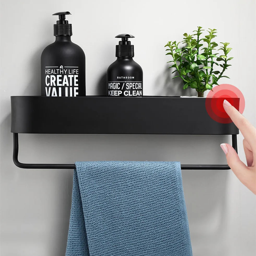 Bathroom Wall Mounted Shelf – No Drill Storage Rack for Shower Organization