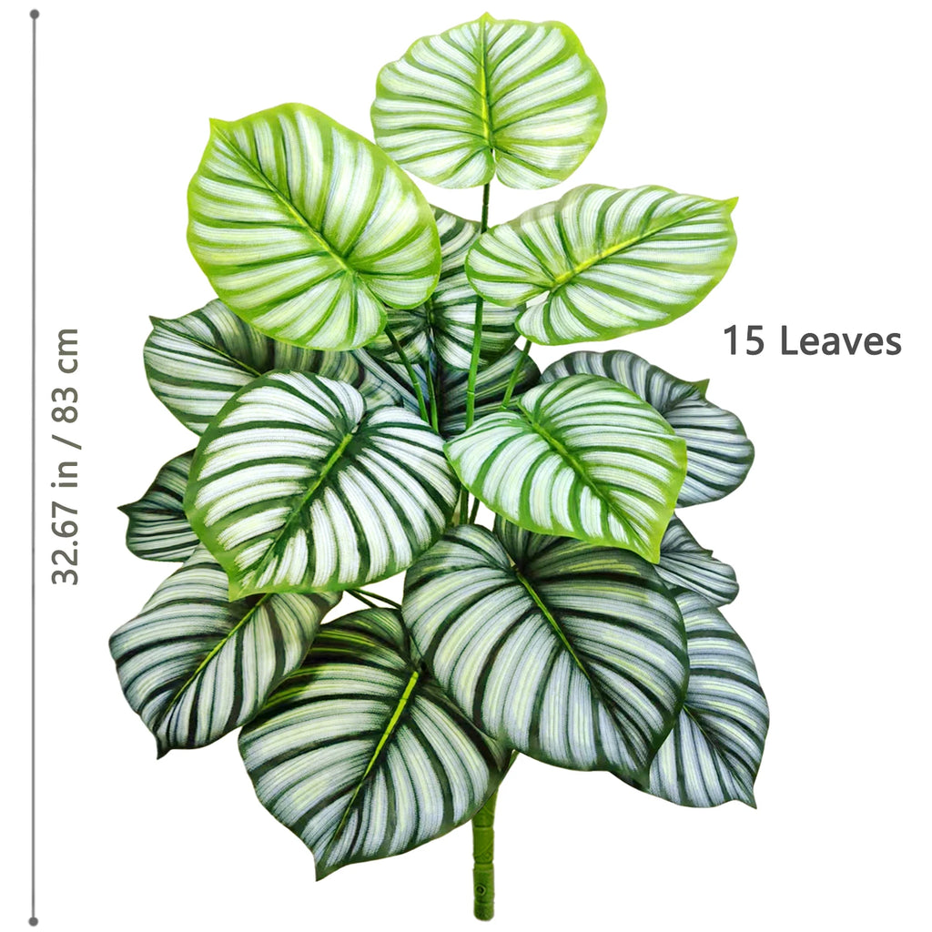 Artificial Tropical Leaf Plant – 60-103cm Potted Faux Greenery for Home Decor