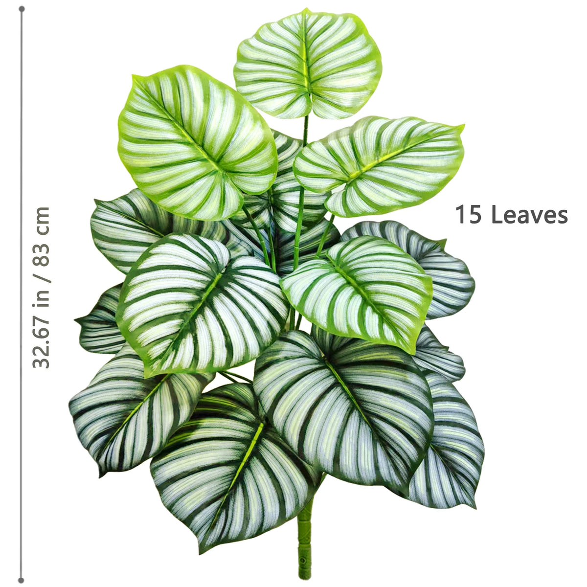 Artificial Tropical Leaf Plant – 60-103cm Potted Faux Greenery for Home Decor