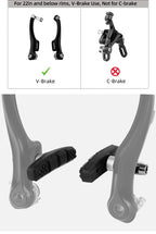 60mm Threaded V-Brake Pads – All-Weather MTB Brake Shoes for Mountain Bikes