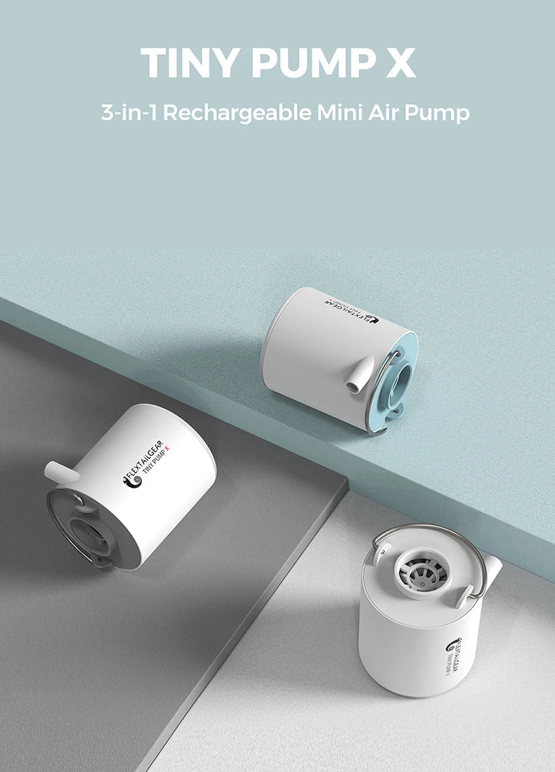Portable Electric Air Pump – Rechargeable Camping Inflator for Air Mattresses