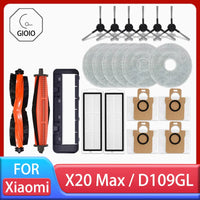 Vacuum Replacement Kit – Maintenance Parts for Xiaomi X20 Max Robot Cleaner