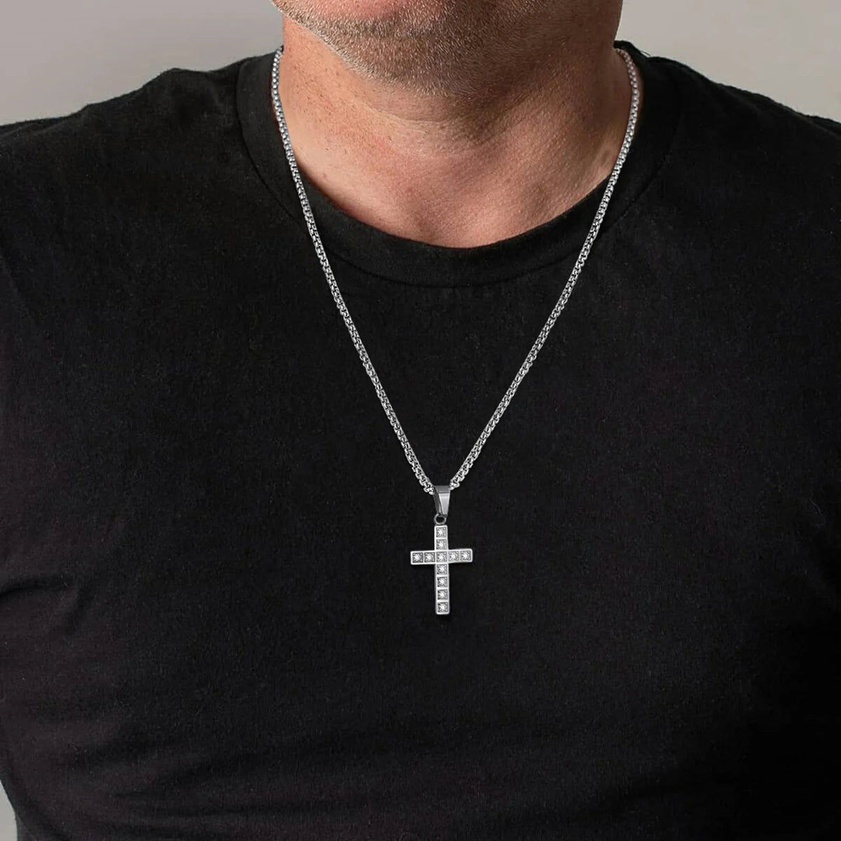Faith Cross Pendant Necklace – Christian Jewelry for Men and Women