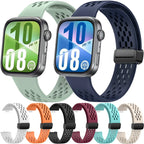Magnetic Silicone Watch Strap – Breathable Sports Band for Huawei Watch Fit