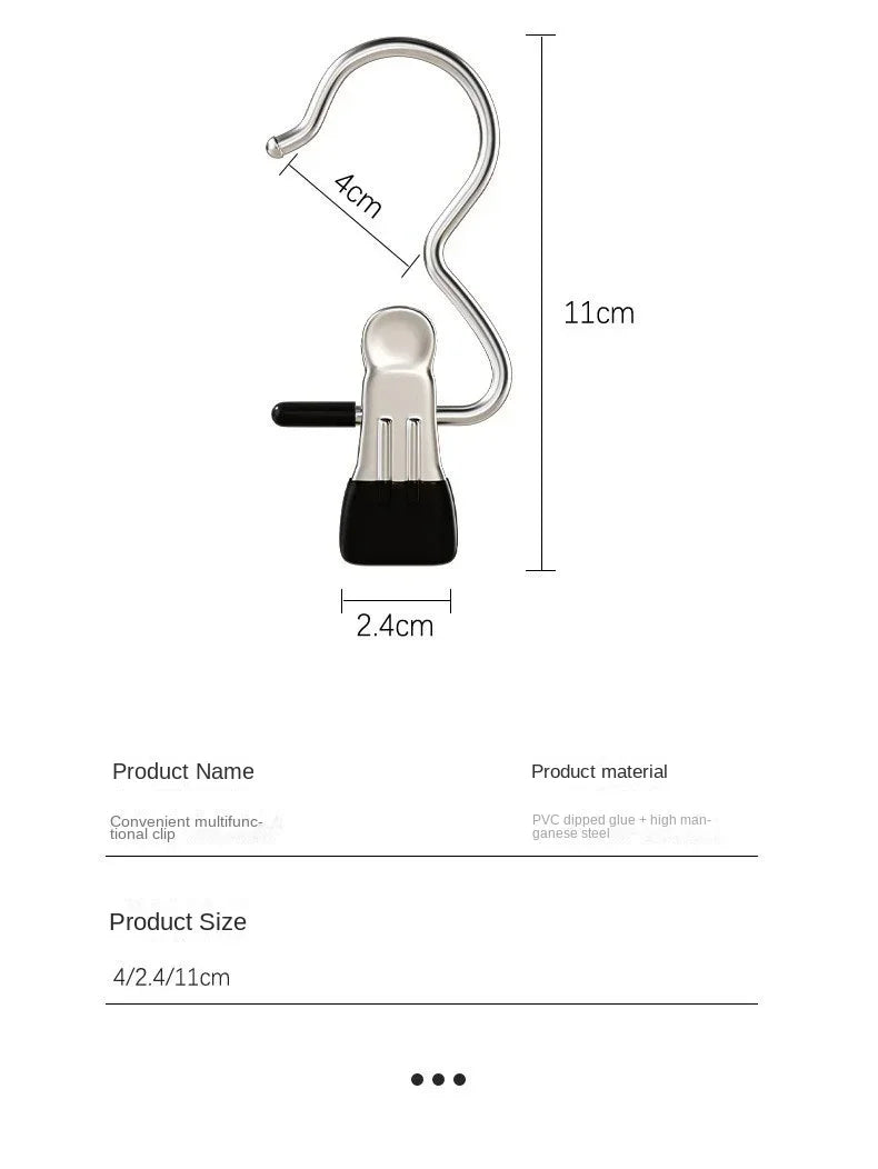 Multifunctional Laundry Clips – Traceless Hangers for Clothing Storage