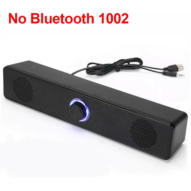 Wired Wireless PC Soundbar – Bluetooth Speaker for TV Gaming Home Theater