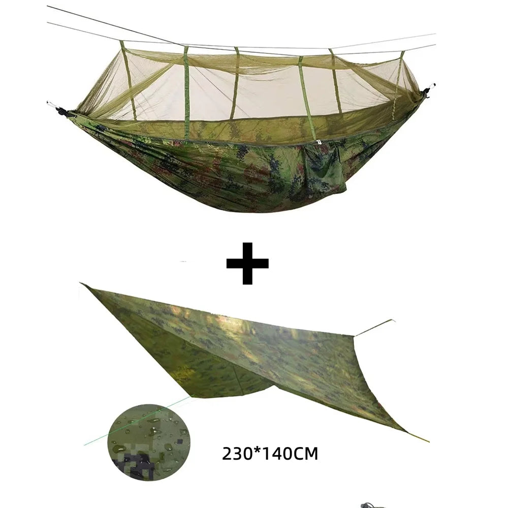 Portable Parachute Hammock – Mosquito Net for Outdoor Camping and Hiking