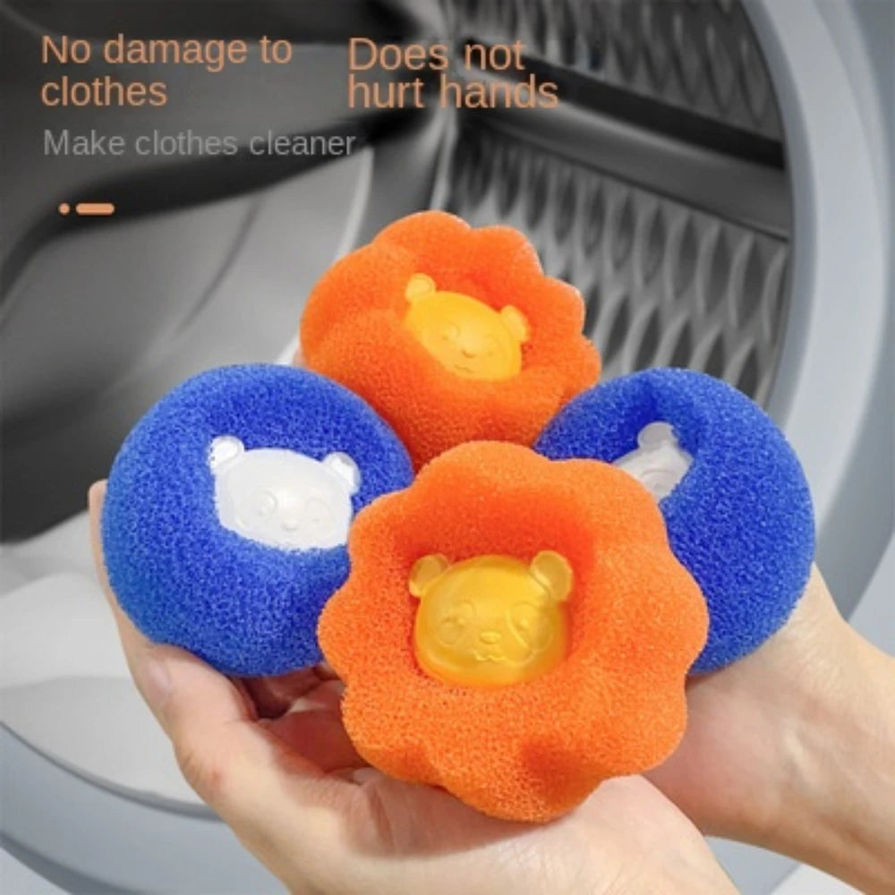 Reusable Laundry Balls – Lint and Pet Hair Remover for Washing Machine Cleaning