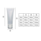 Refillable Cosmetic Squeeze Tubes – Portable Travel Containers for Lotion Creams