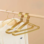 Gold Stainless Steel Coat Hangers – Durable Metal Closet Organizers for Home