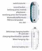Portable Voice Amplifier – Wireless Bluetooth Speaker for Teaching and Tours
