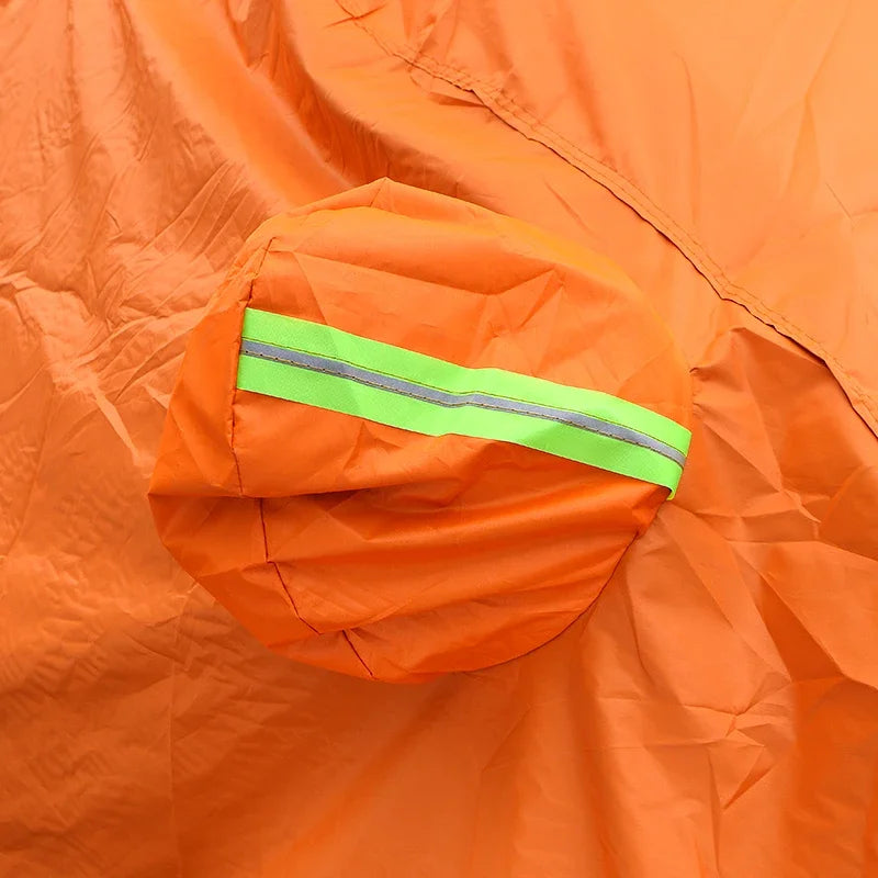 Universal Orange Car Cover – Waterproof UV Protection for Outdoor Storage