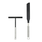 Stainless Steel Crepe Spreader and Spatula Kit – Cooking Tools for Pancakes
