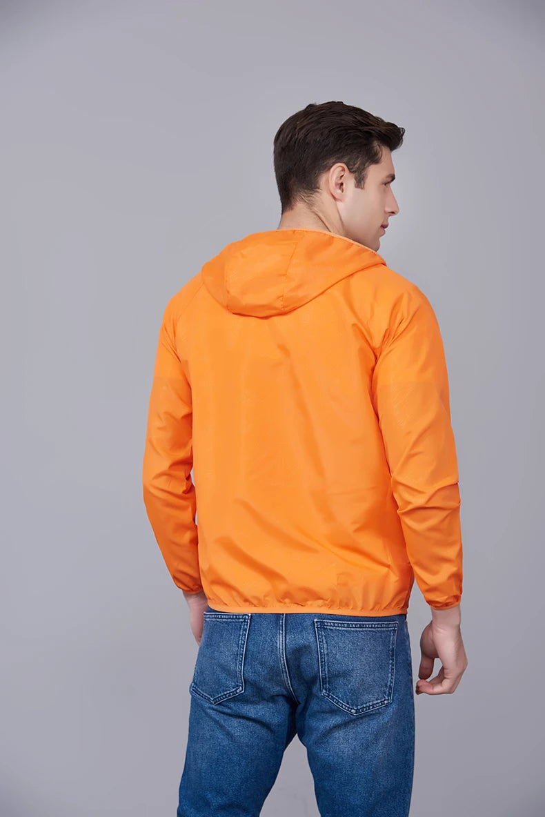Waterproof Hiking Jacket – Unisex Quick Dry Windbreaker for Outdoor Trekking